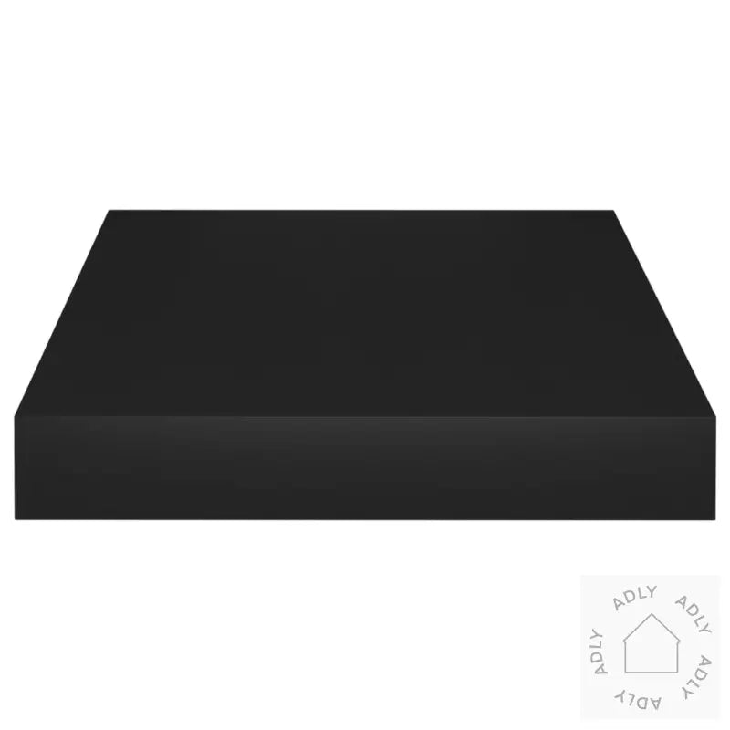 Flytende Vegghyller 2 Stk Svart 23X23,5X3,8 Cm Mdf