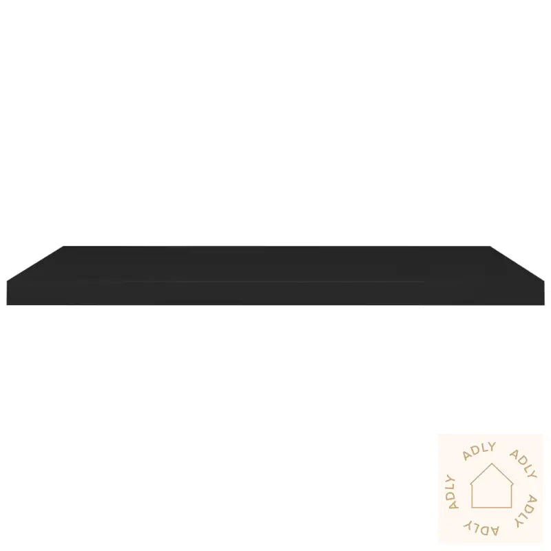 Flytende Vegghyller 4 Stk Svart 90X23,5X3,8 Cm Mdf