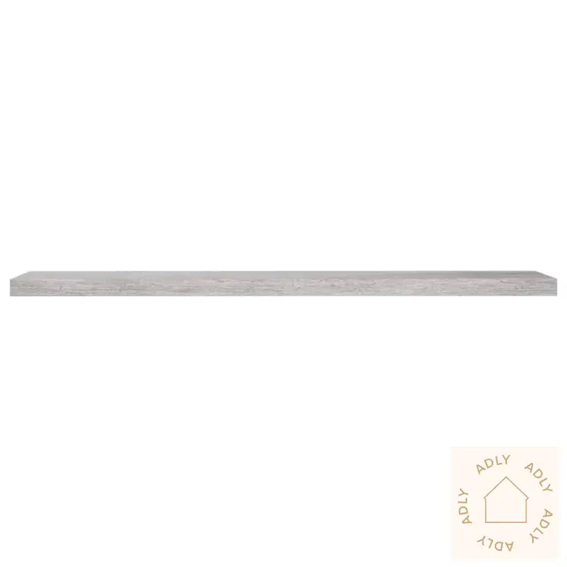 Flytende Vegghyller 4 Stk Betonggrå 120X23,5X3,8 Cm Mdf