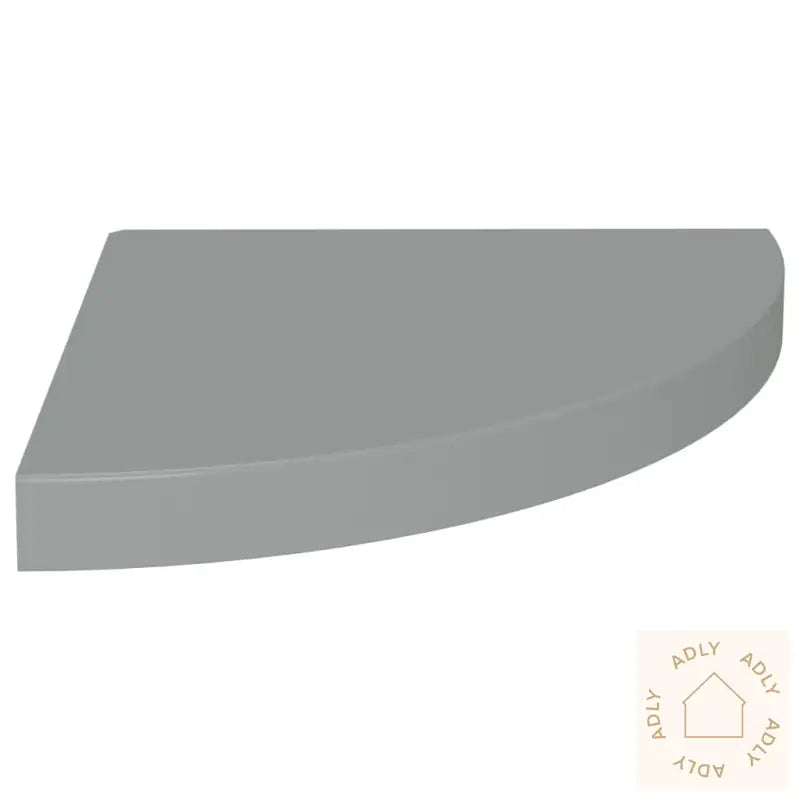 Flytende Vegghyller 4 Stk Grå 35X35X3,8 Cm Mdf