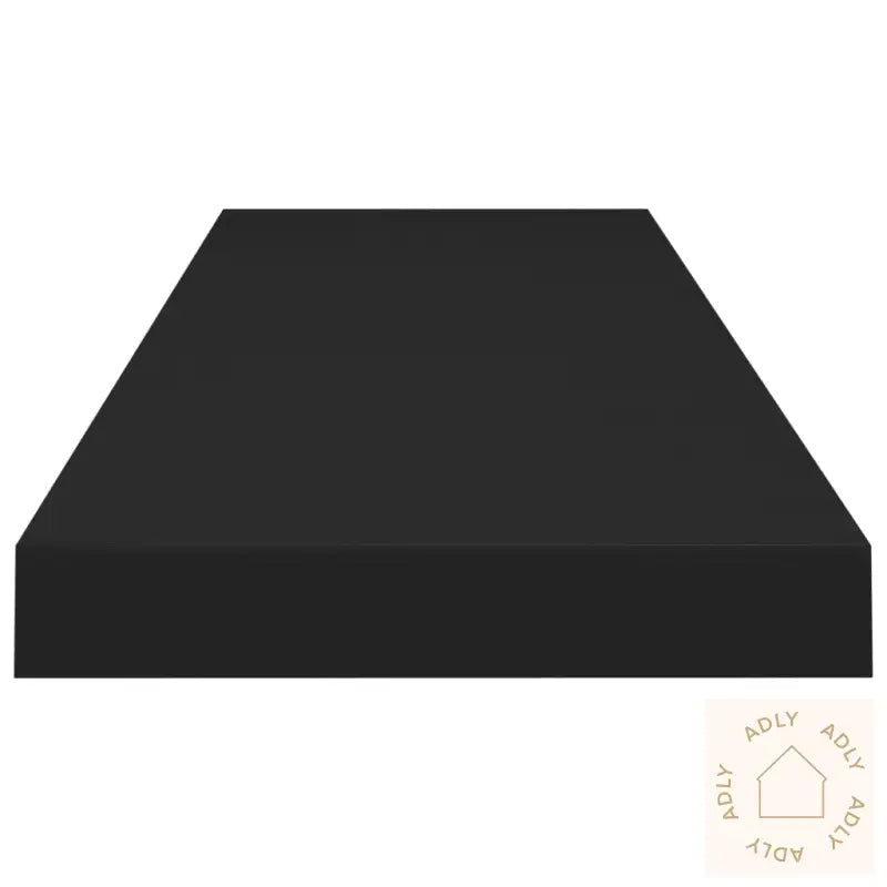 Flytende Vegghyller 4 Stk Svart 90X23,5X3,8 Cm Mdf