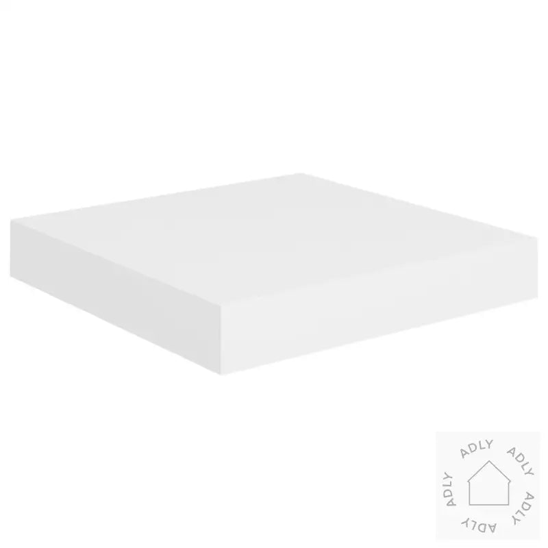 Flytende Vegghyller 4 Stk Hvit 23X23,5X3,8 Cm Mdf
