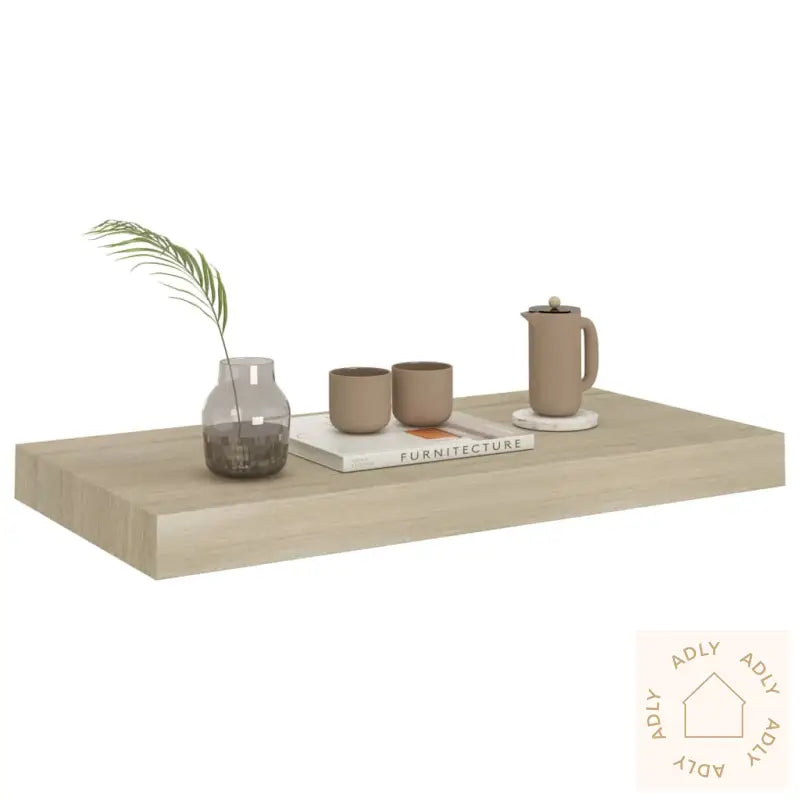 Flytende Vegghyller 4 Stk Eik 50X23X3,8 Cm Mdf