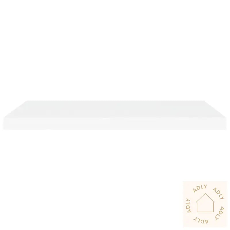 Flytende Vegghyller 4 Stk Hvit 80X23,5X3,8 Cm Mdf