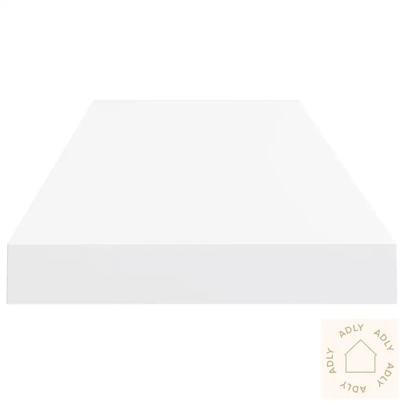 Flytende Vegghyller 4 Stk Hvit 80X23,5X3,8 Cm Mdf
