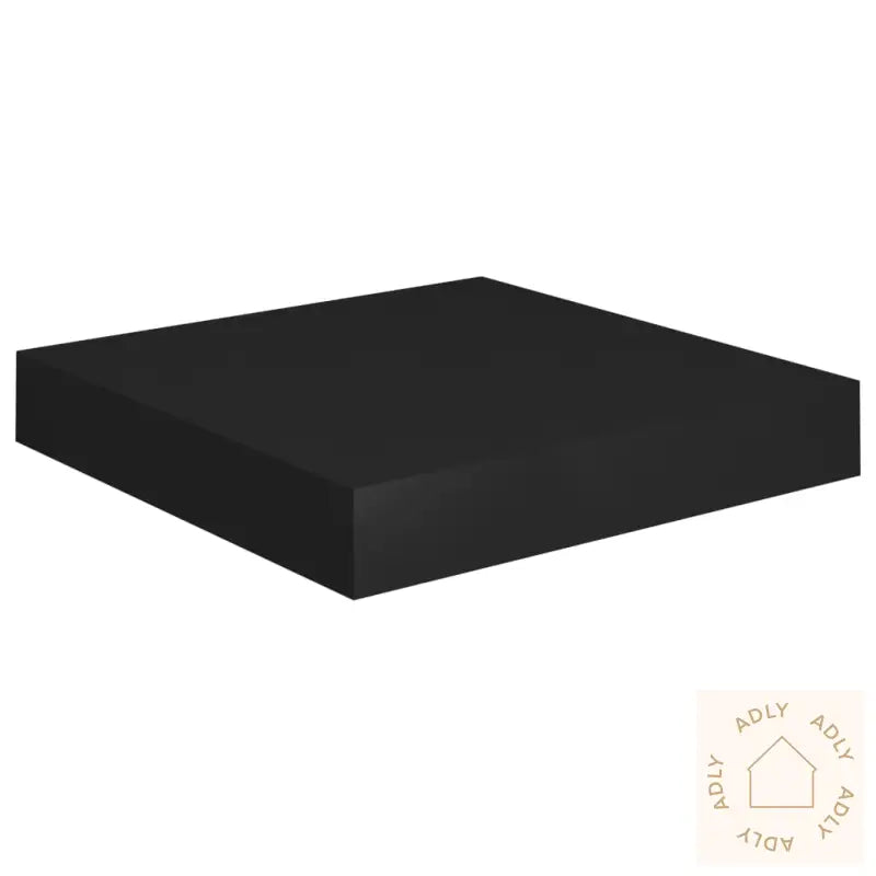 Flytende Vegghyller 4 Stk Svart 23X23,5X3,8 Cm Mdf