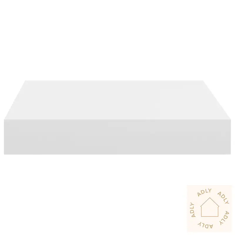 Flytende Vegghyller 4 Stk Hvit 23X23,5X3,8 Cm Mdf