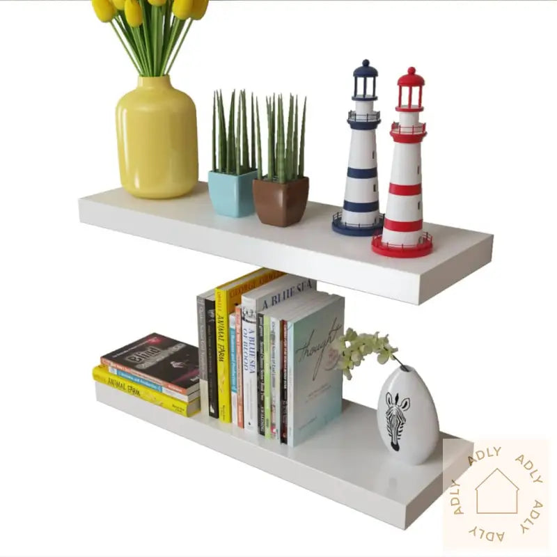 Vegghyller 4 Stk Hvit 60 Cm