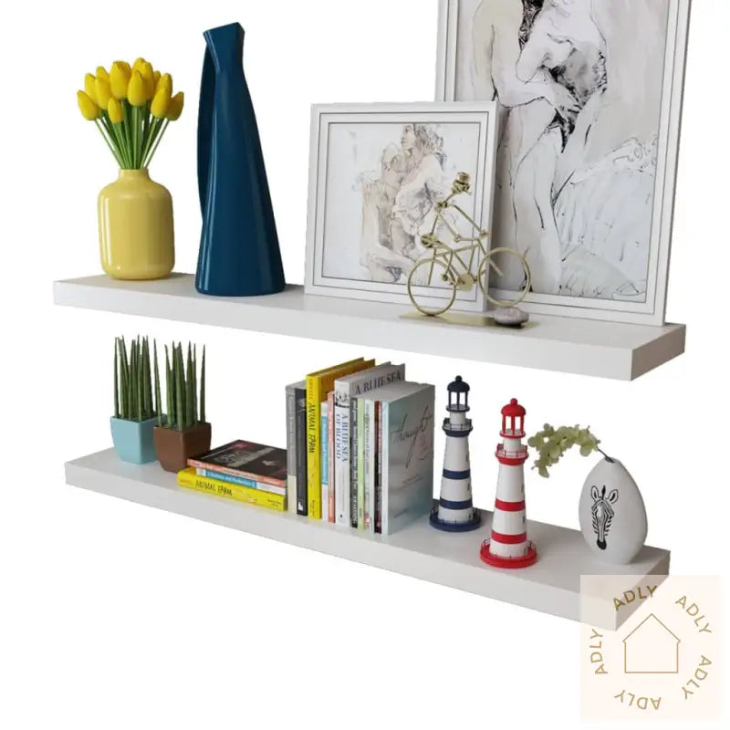 Vegghyller 4 Stk Hvit 100 Cm