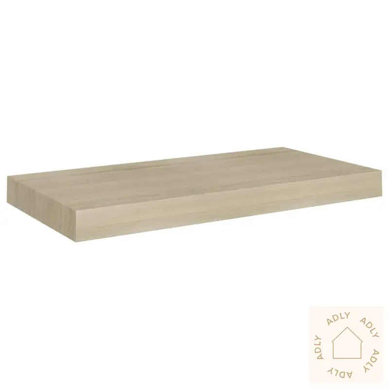 Flytende Vegghyller 2 Stk Eik 50X23X3,8 Cm Mdf