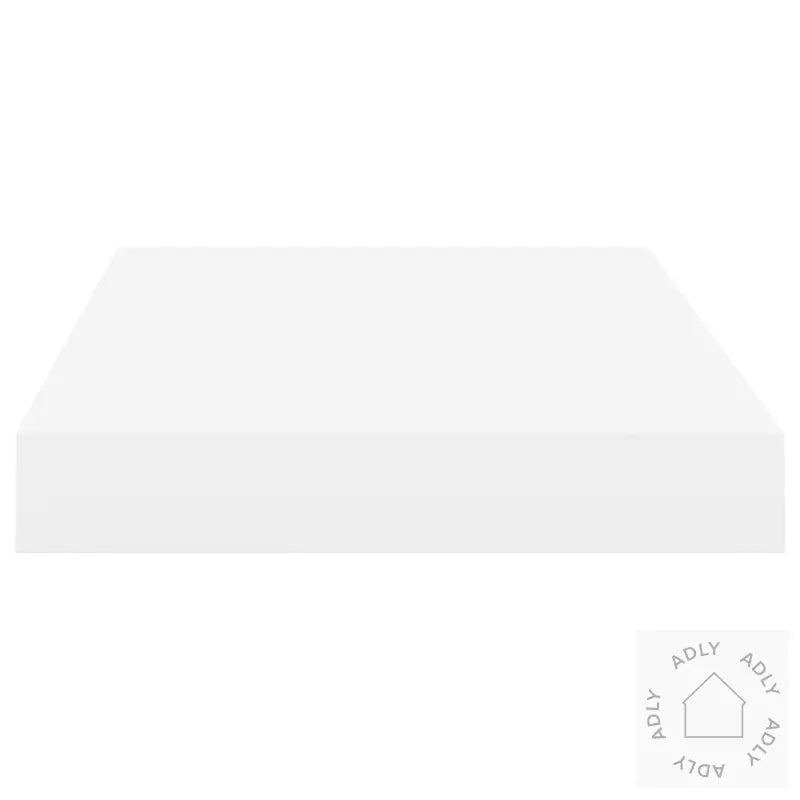 Flytende Vegghyller 2 Stk Hvit 40X23X3,8 Cm Mdf