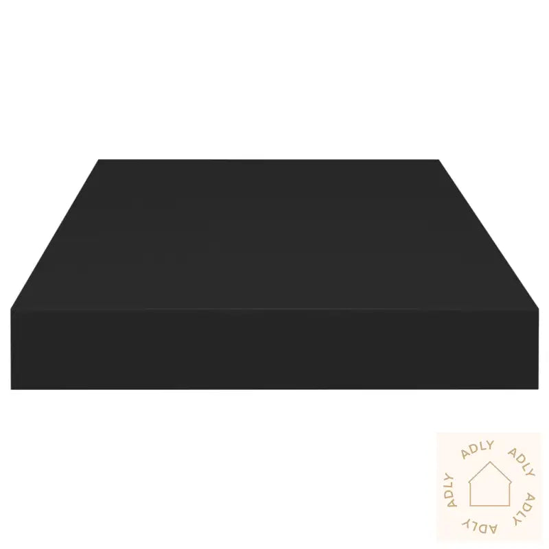 Flytende Vegghyller 4 Stk Svart 50X23X3,8 Cm Mdf
