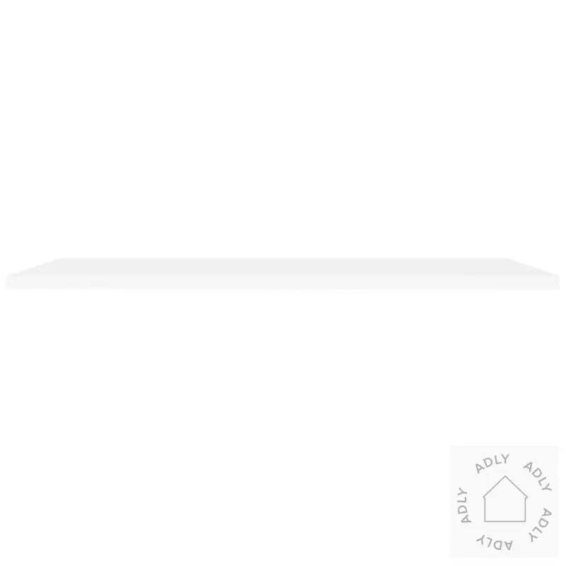 Flytende Vegghyller 2 Stk Hvit 120X23,5X3,8 Cm Mdf