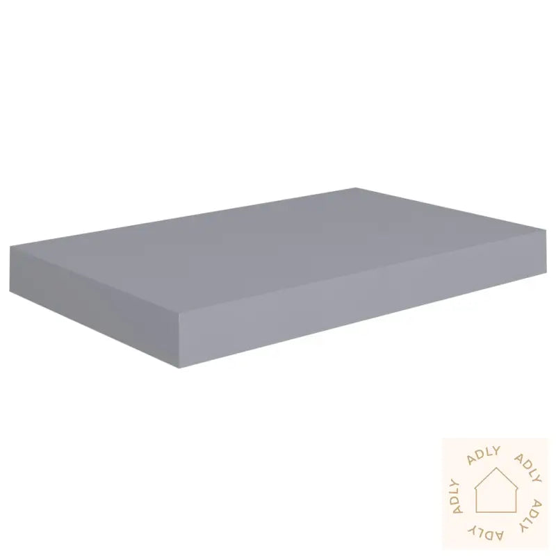 Flytende Vegghyller 2 Stk Grå 40X23X3,8 Cm Mdf