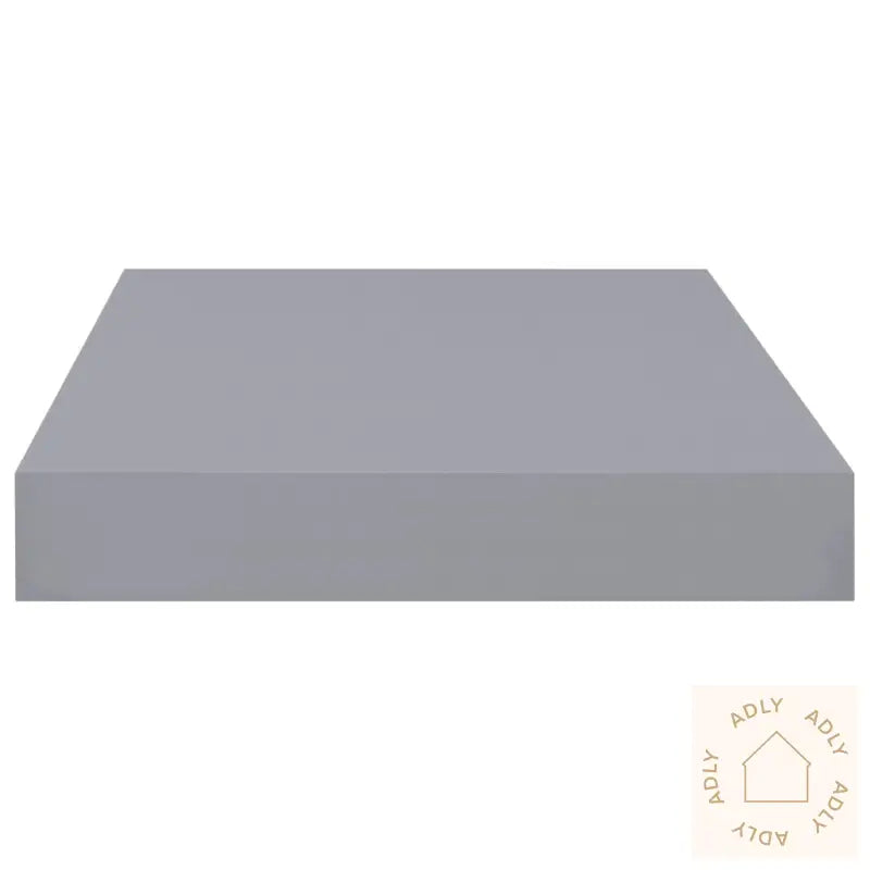 Flytende Vegghyller 2 Stk Grå 40X23X3,8 Cm Mdf
