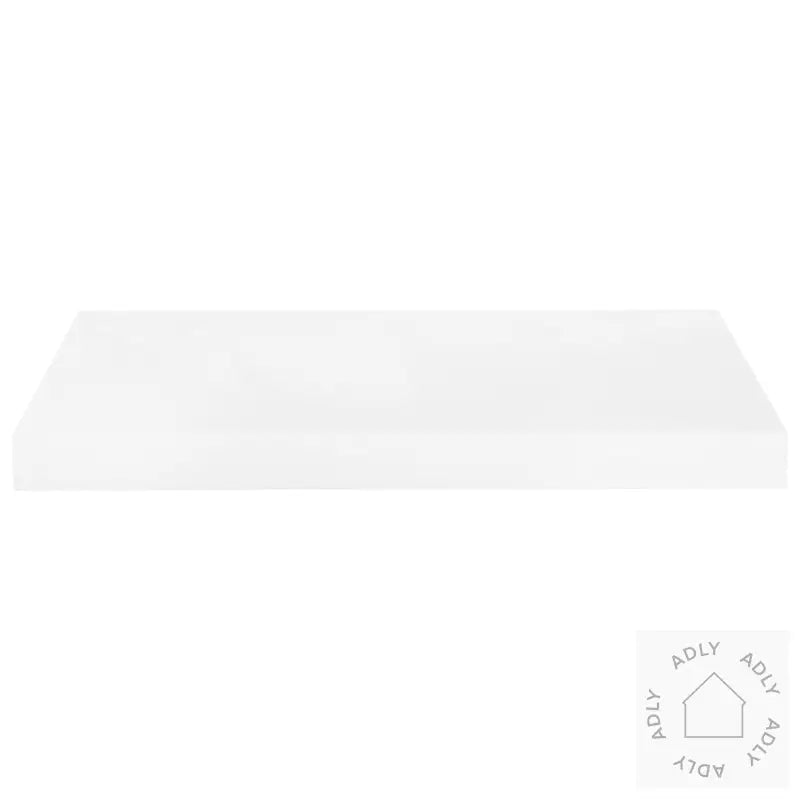 Flytende Vegghyller 4 Stk Høyglans Hvit 50X23X3,8 Cm Mdf