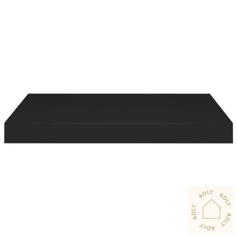 Flytende Vegghyller 4 Stk Svart 50X23X3,8 Cm Mdf