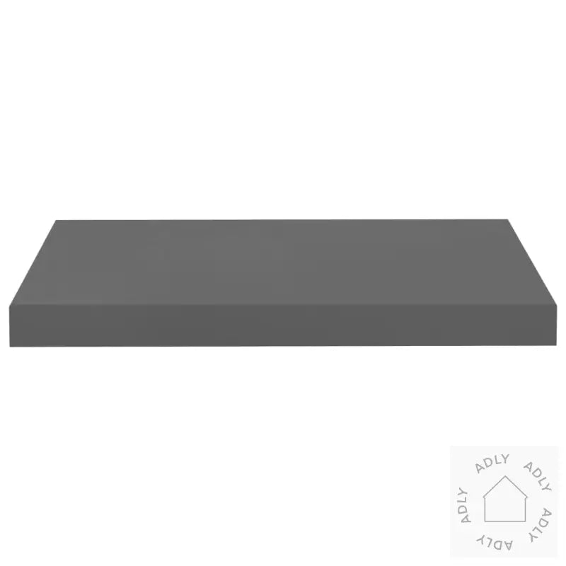 Flytende Vegghyller 4 Stk Høyglans Grå 50X23X3,8 Cm Mdf