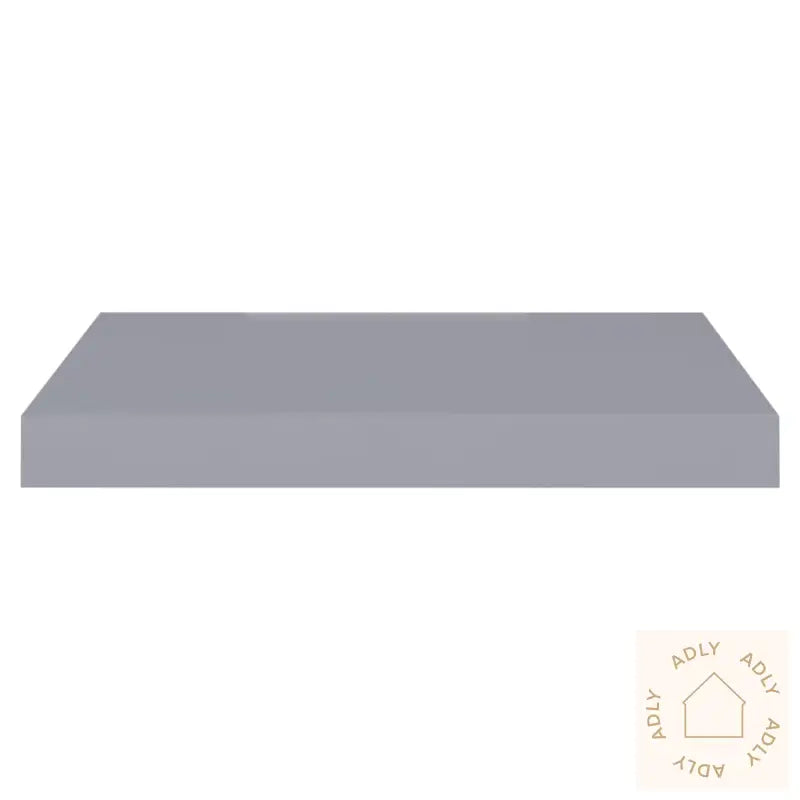 Flytende Vegghyller 2 Stk Grå 40X23X3,8 Cm Mdf