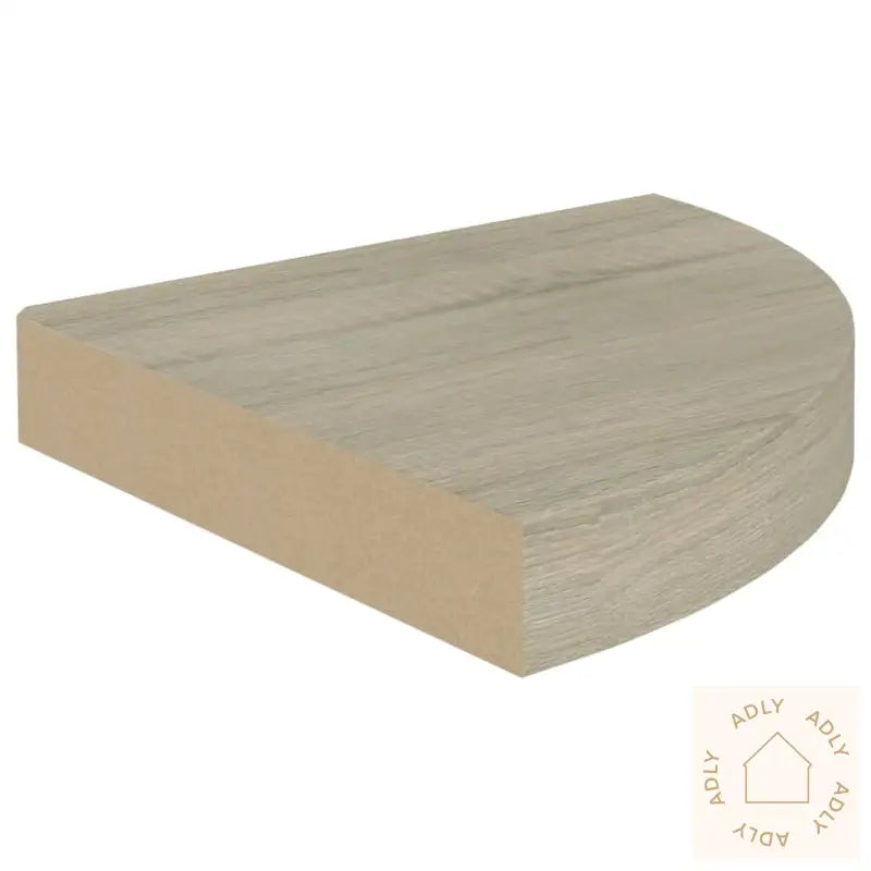 Flytende Vegghyller 4 Stk Eik 25X25X3,8 Cm Mdf