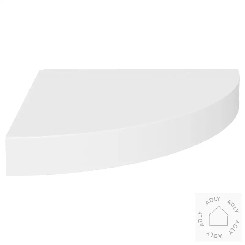 Flytende Vegghyller 4 Stk Hvit 25X25X3,8 Cm Mdf