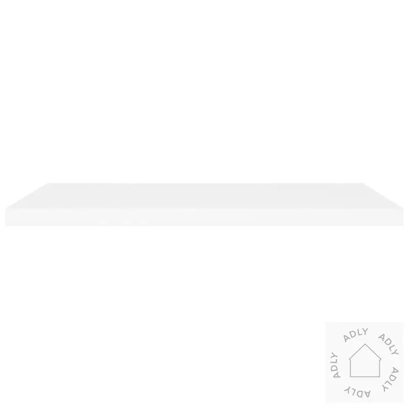 Flytende Vegghyller 2 Stk Hvit 90X23,5X3,8 Cm Mdf