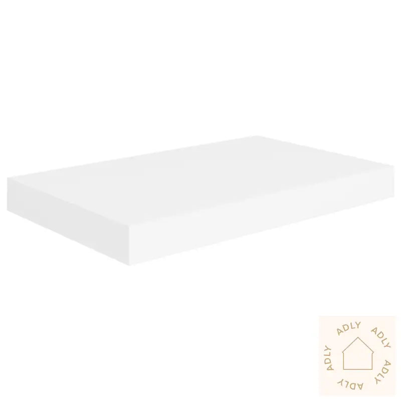 Flytende Vegghyller 2 Stk Hvit 40X23X3,8 Cm Mdf
