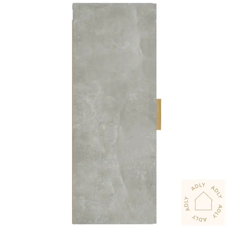 Veggskap Betonggrå 34,5X34X90 Cm Konstruert Tre