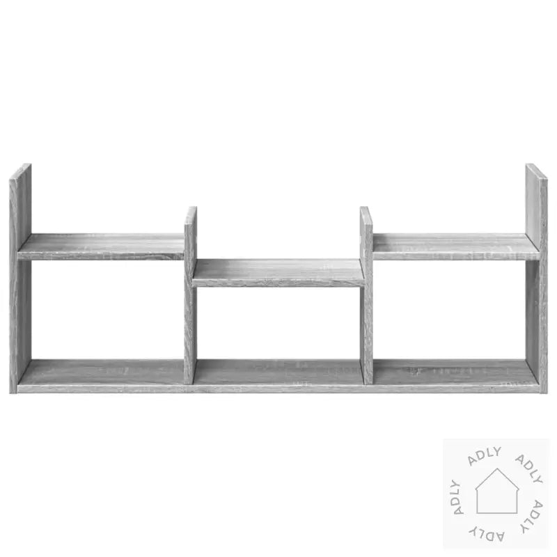 Veggskap 100X18X40 Cm Grå Sonoma Konstruert Tre