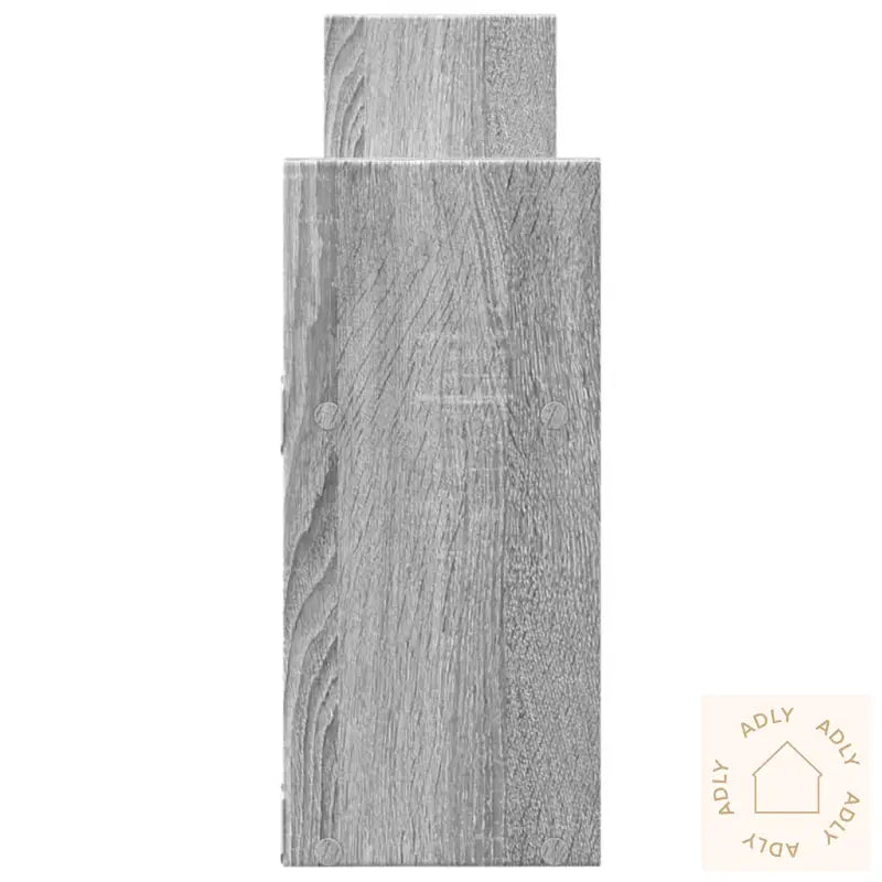 Veggskap 100X18X40 Cm Grå Sonoma Konstruert Tre