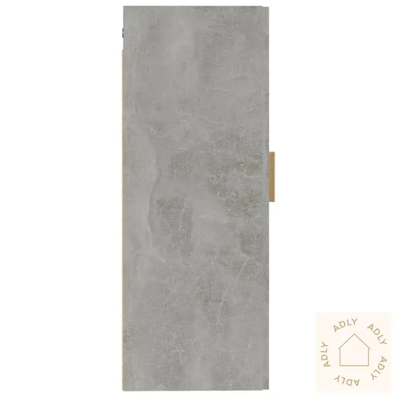 Veggskap Betonggrå 35X34X90 Cm Konstruert Tre