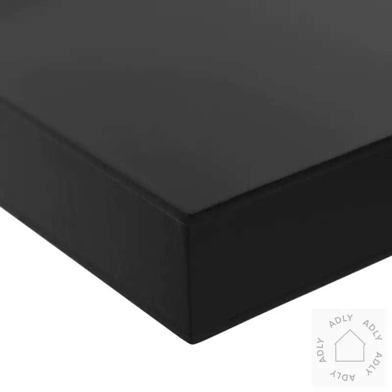 Vegghyller 2 Stk Svart 60X20X3,8 Cm