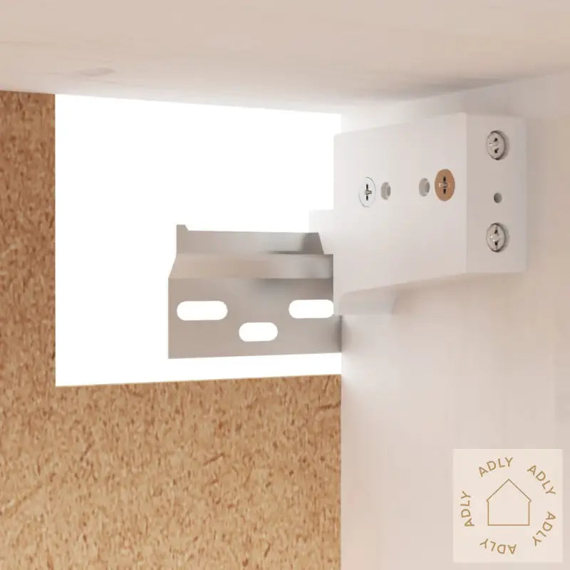 Veggskap 2 Stk Hvit 60X30X35 Cm Heltre Furu