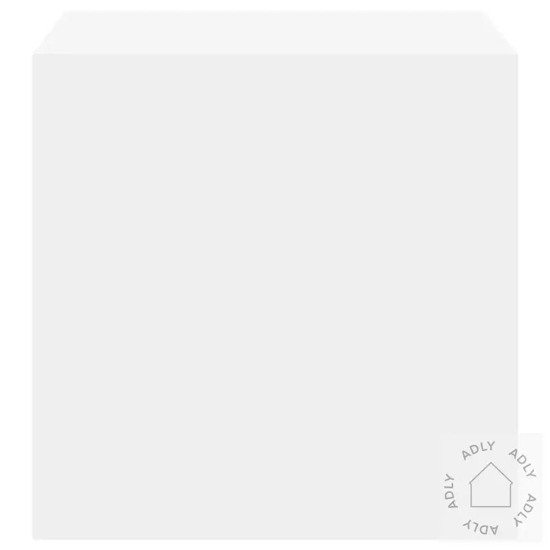 Veggskap I 2 Stk 37X37X37 Cm Konstruert Tre Hvit