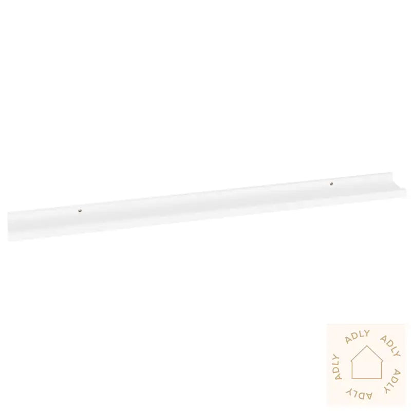 Vegghyller 4 Stk Hvit 100X9X3 Cm