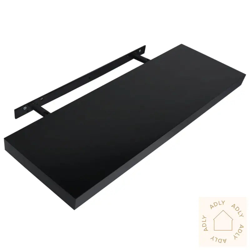 Vegghyller 2 Stk Svart 100X20X3,8 Cm