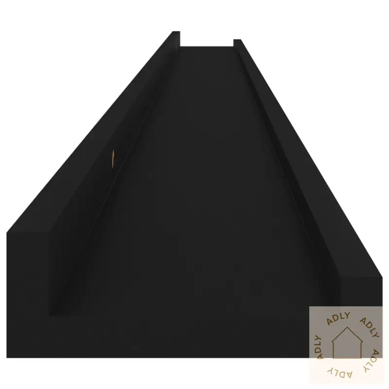 Vegghyller 2 Stk Svart 115X9X3 Cm