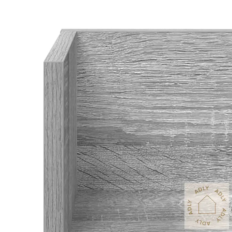 Vegghyller 2 Stk Grå Sonoma 75X16,5X16,5 Cm Konstruert Tre
