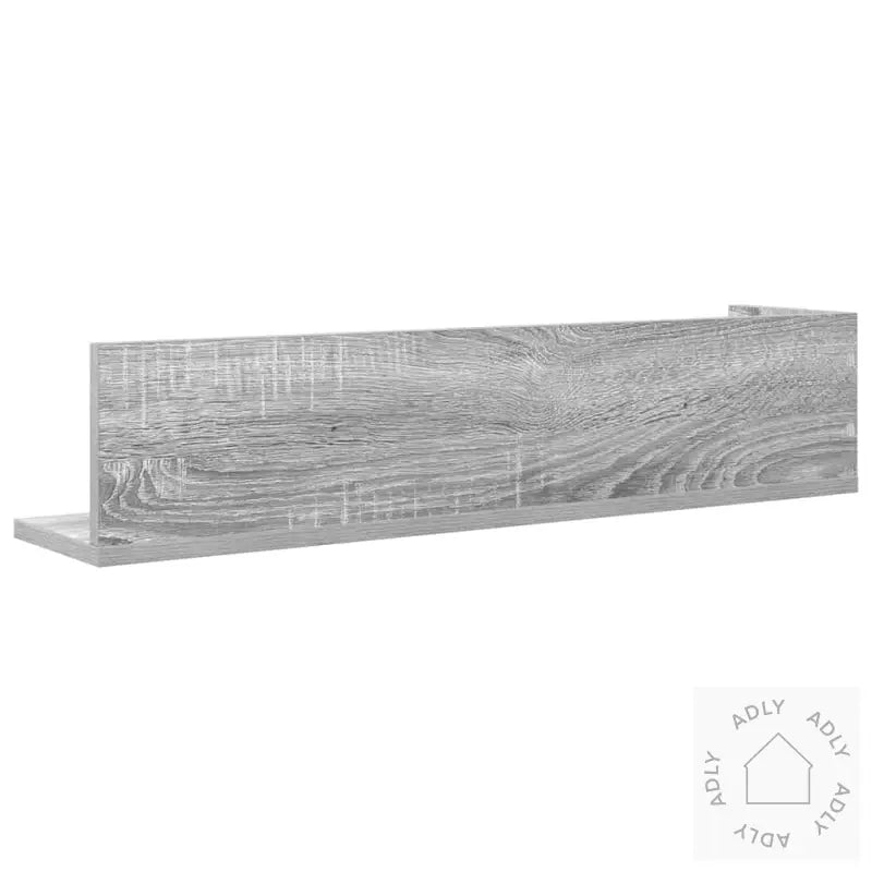 Vegghyller 2 Stk Grå Sonoma 75X16,5X16,5 Cm Konstruert Tre