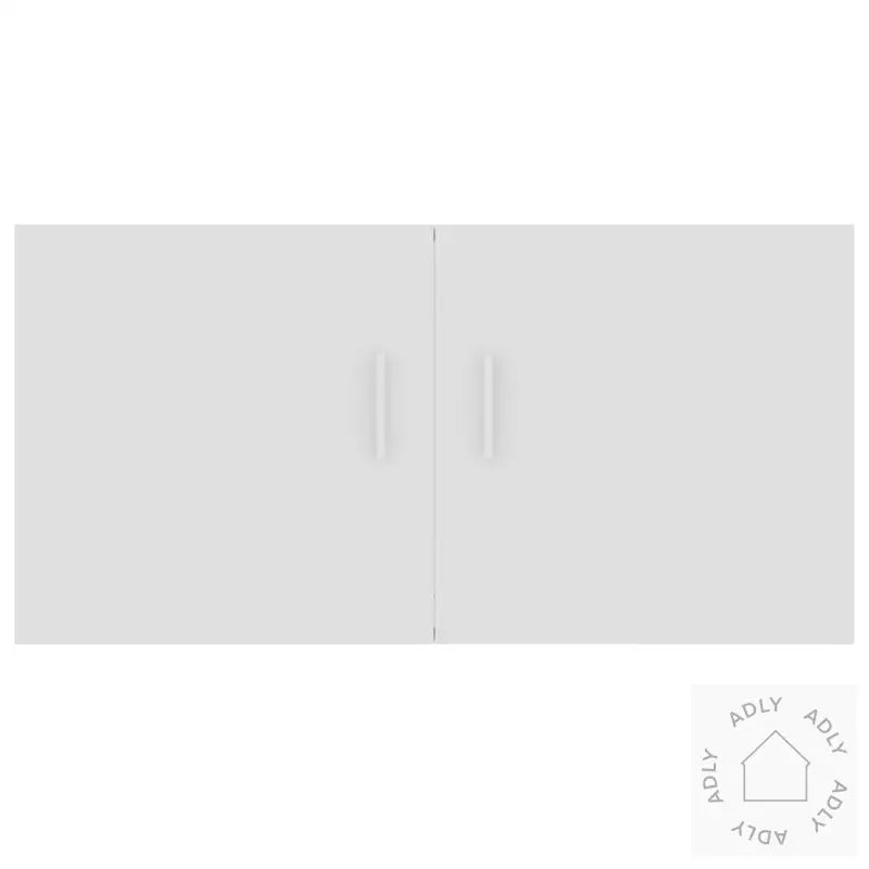 Veggmontert Skap Hvit 80X39X40 Cm Konstruert Tre