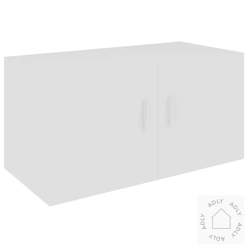 Veggmontert Skap Hvit 80X39X40 Cm Konstruert Tre