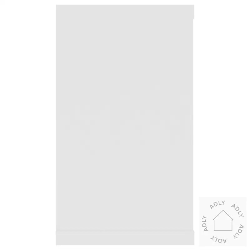 Vegghyller Kubeformet 2 Stk Hvit 80X15X26,5 Cm Konstruert Tre
