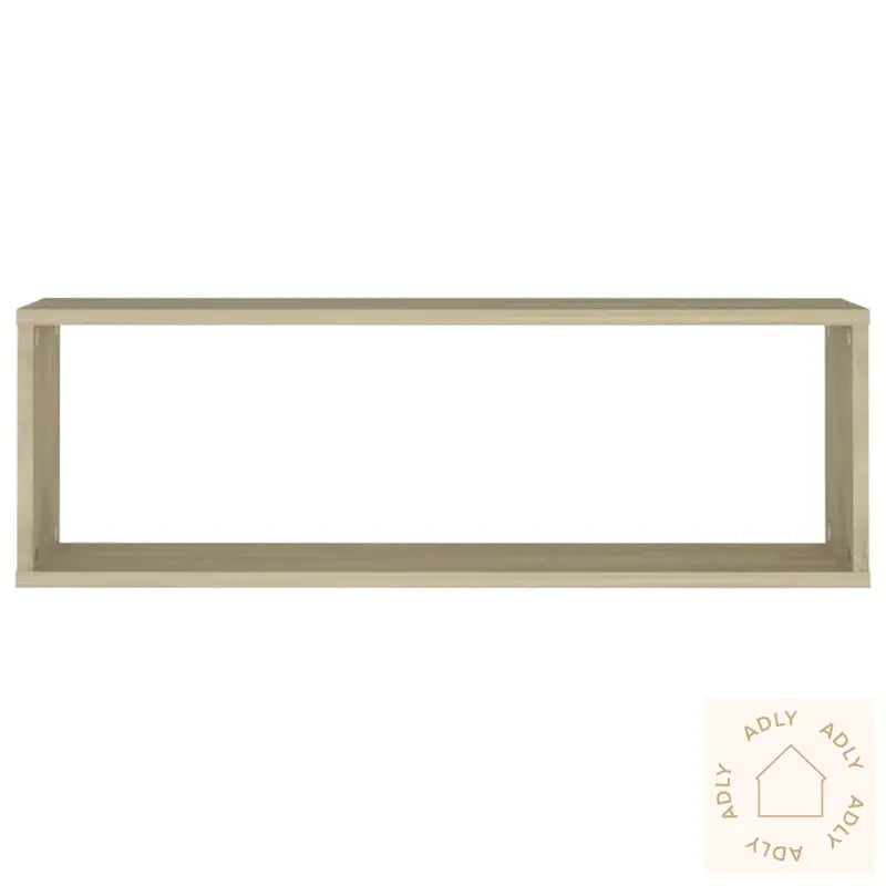 Vegghyller Kube 2 Stk Sonoma Eik 80X15X26,5 Cm Konstruert Tre