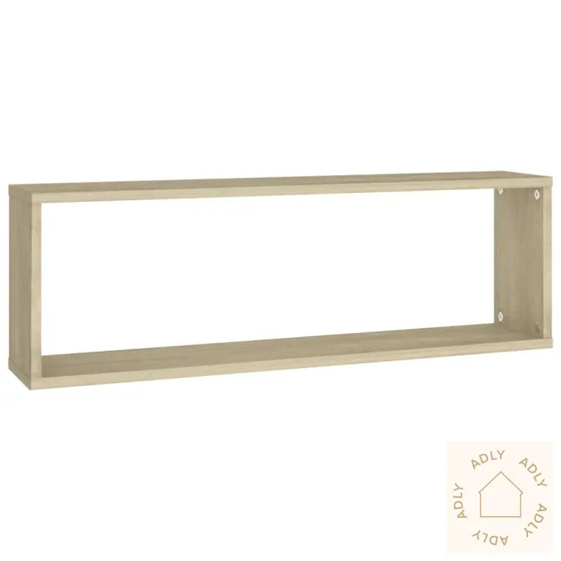 Vegghyller Kube 2 Stk Sonoma Eik 80X15X26,5 Cm Konstruert Tre