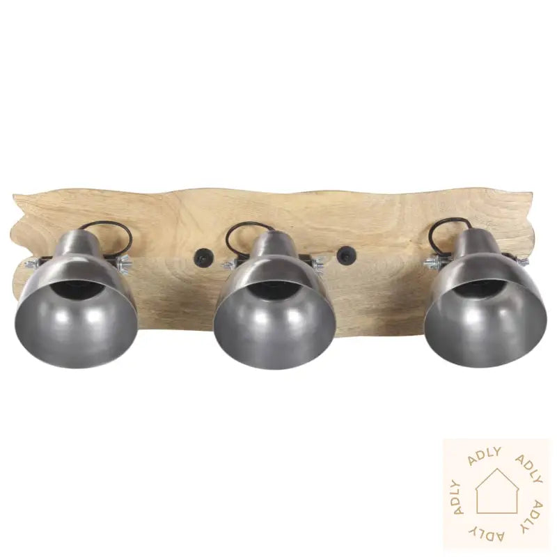 Industriell Vegglampe Sølv 68X23 Cm E27 Mangotre