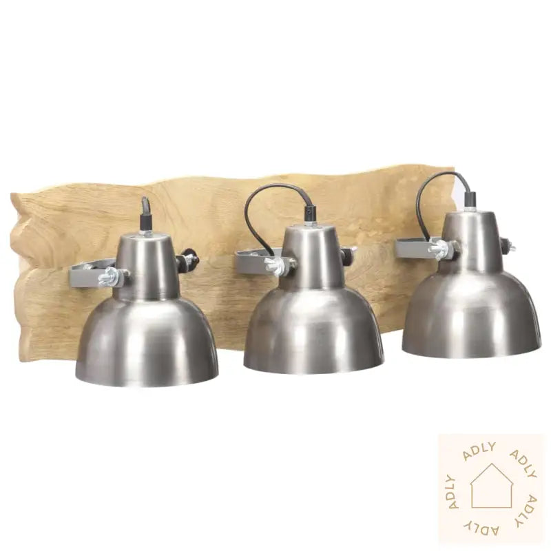 Industriell Vegglampe Sølv 68X23 Cm E27 Mangotre