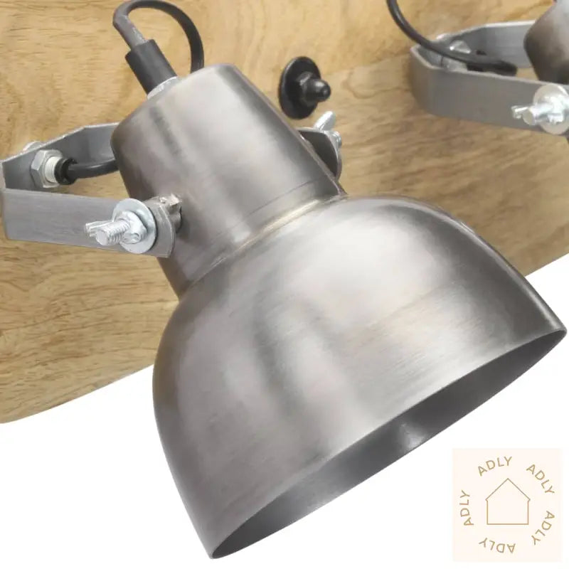 Industriell Vegglampe Sølv 68X23 Cm E27 Mangotre