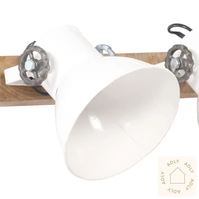 Industriell Vegglampe Hvit 65X25 Cm E27