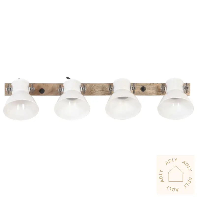 Industriell Vegglampe Hvit 90X25 Cm E27