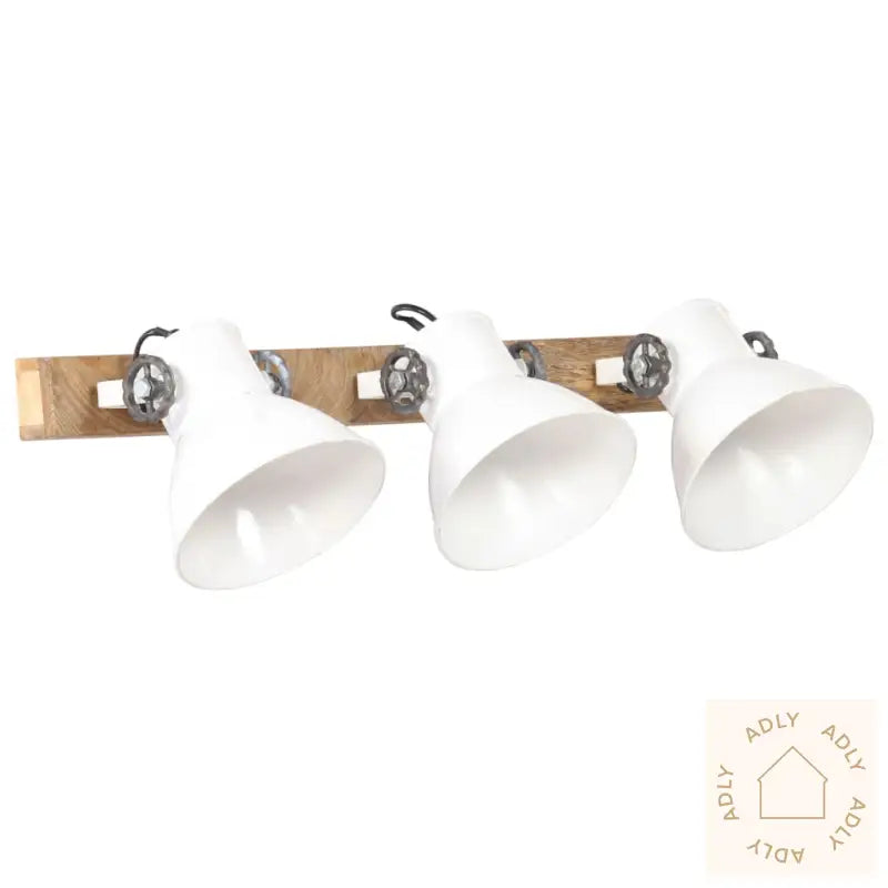 Industriell Vegglampe Hvit 65X25 Cm E27